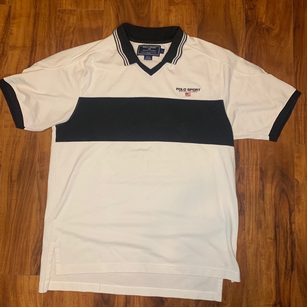 Vintage Ralph Lauren Polo Sport Collared Shirt L